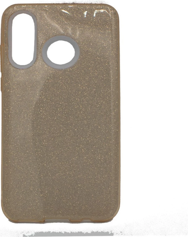 Θήκη TPU με αποσπώμενο Glitter για Huawei P30 Lite - χρυσό