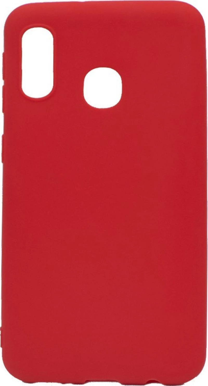 Θήκη σιλικόνης TPU Ultra Slim 0.3mm soft mat για Samsung A20e - κόκκινο