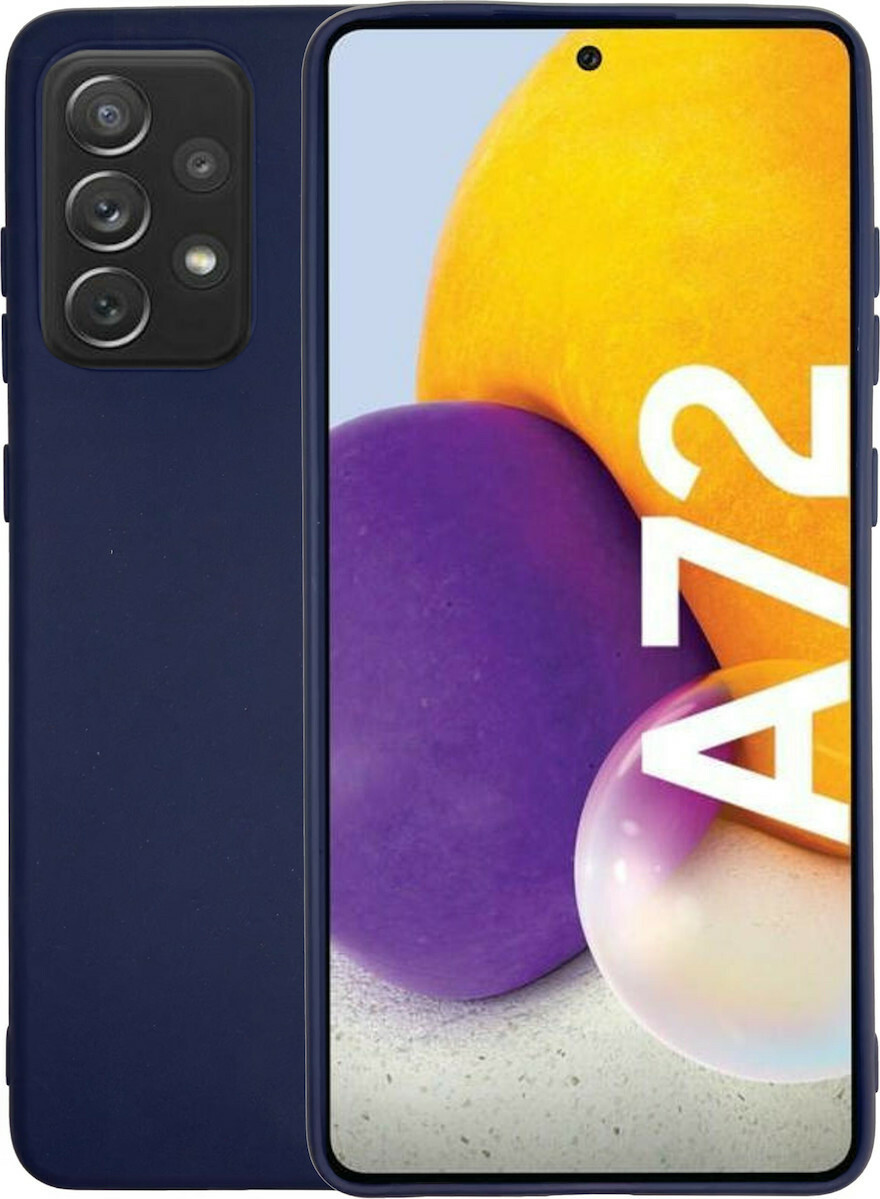 Θήκη σιλικόνης TPU Ultra Slim 0.3mm soft mat για Samsung Galaxy A72 - Σκούρο Μπλε