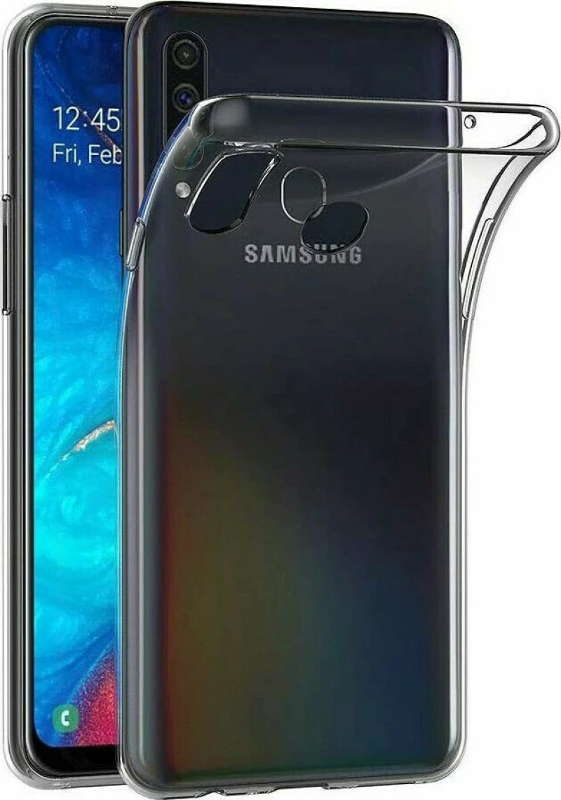 Θήκη TPU Slim (1.5mm) για Samsung A20S - διάφανη
