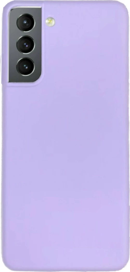 Θήκη σιλικόνης TPU Ultra Slim 0.3mm soft mat για Samsung Galaxy S21 - μωβ