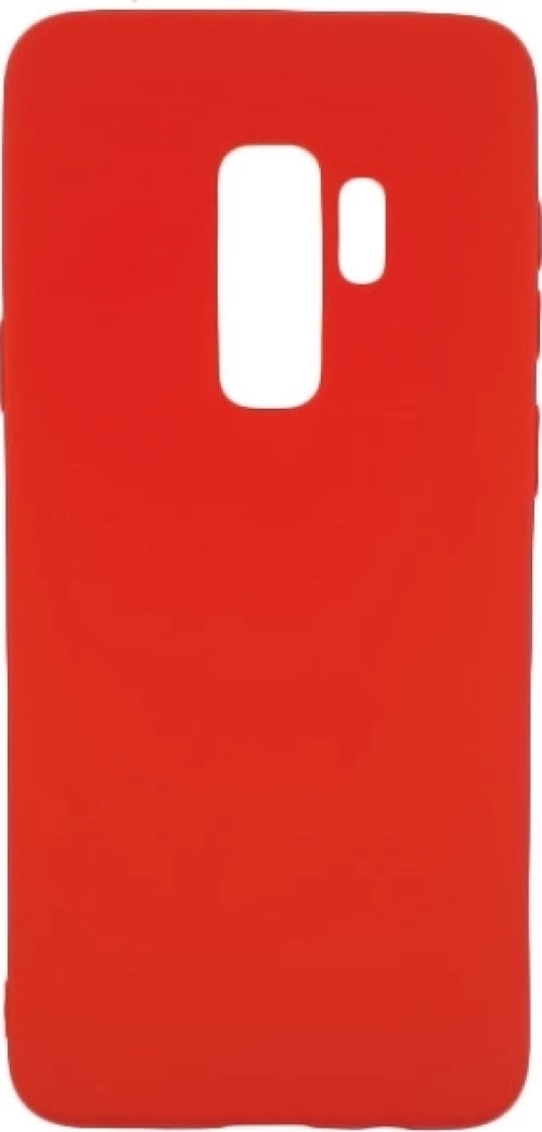 Θήκη Πλάτης Σιλικόνης για Samsung G965F Galaxy S9 Plus - Χρώμα: Κόκκινο