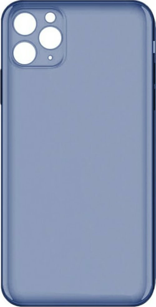 100.0623 SILICONE CASE TRANSPARENT BLUE ΓΙΑ IPHONE 11 PRO MAX