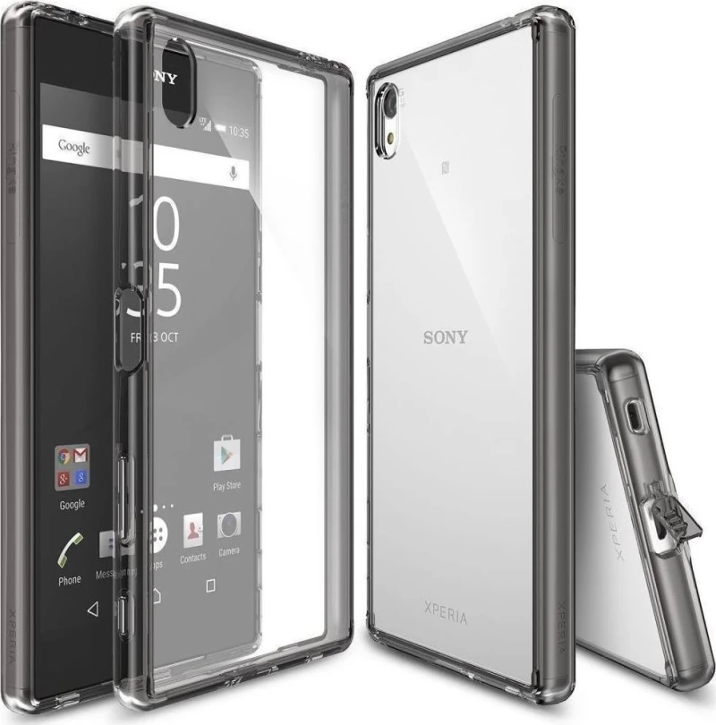 Ultra Slim 0.3mm Ringke Fusion ΜΑΥΡΟ (Sony Xperia Z5)