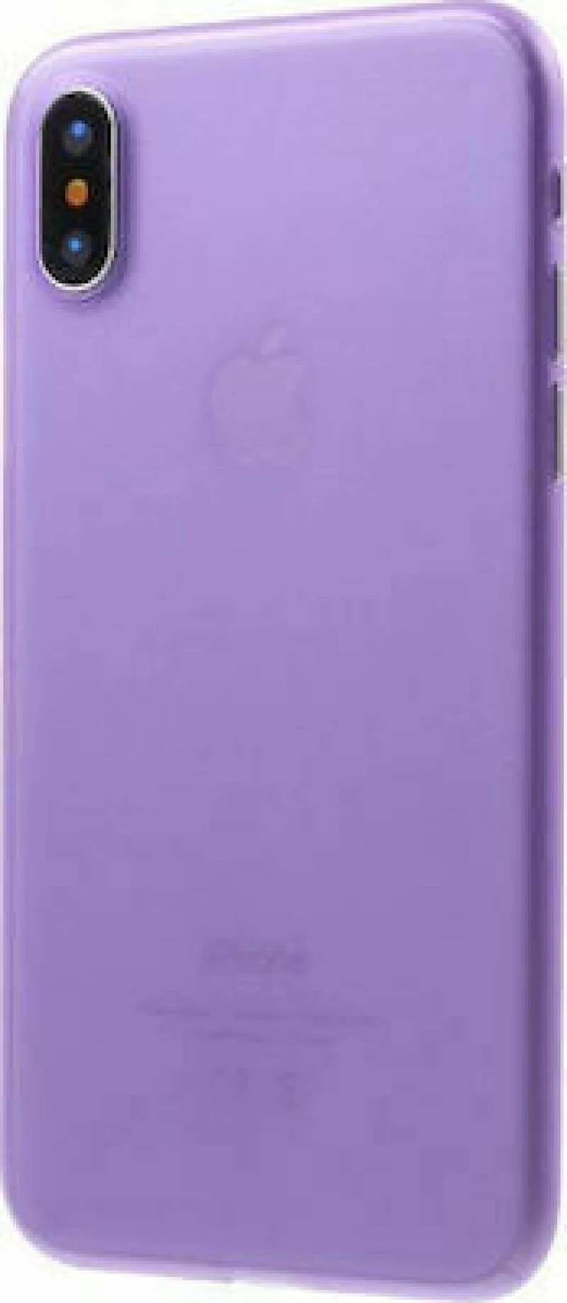 Back Cover Σιλικόνης Violet (iPhone X / Xs)