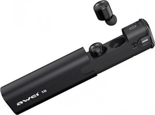 Awei T8 In-ear Bluetooth Handsfree Μαύρο