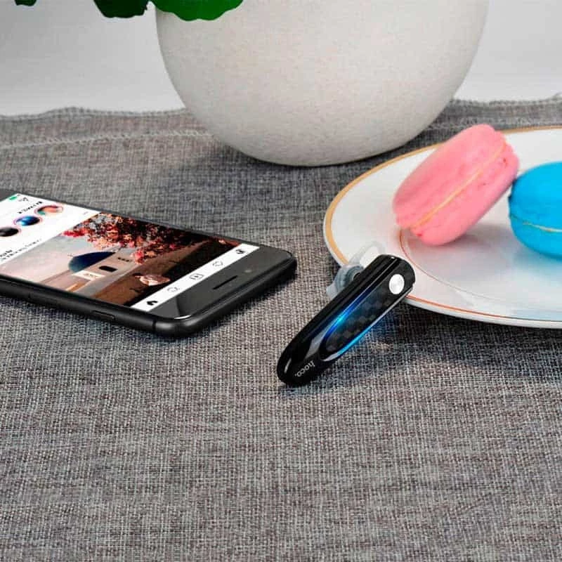 Hoco E22 In-ear Bluetooth Handsfree Μαύρο