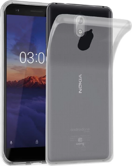 Crong Slim Back Cover Σιλικόνης Διάφανο (Nokia 3.1)