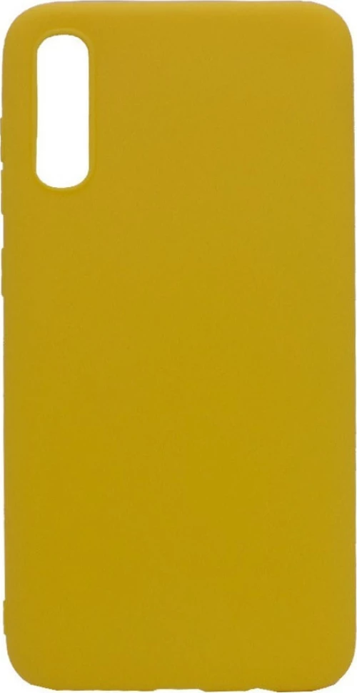 Θήκη σιλικόνης TPU Ultra Slim 0.3mm soft mat για Samsung A70 - κίτρινο