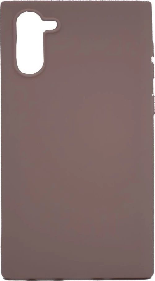 Θήκη σιλικόνης TPU Ultra Slim 0.3mm soft mat για Samsung Note 10 - ανοιχτό καφέ