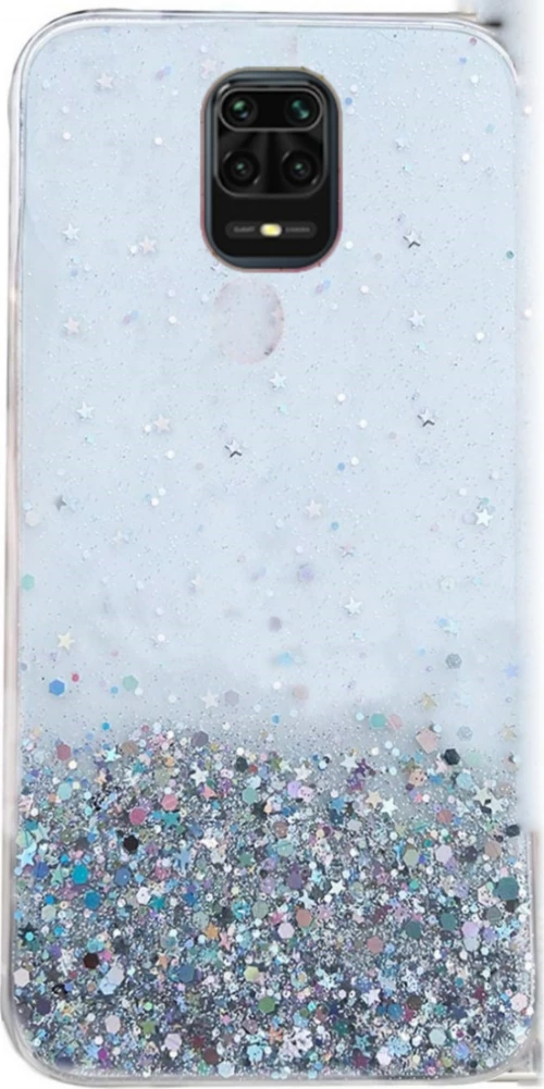 Wozinsky Star Glitter Back Cover Σιλικόνης Διάφανο (Redmi Note 9S / 9 Pro / 9 Pro Max)
