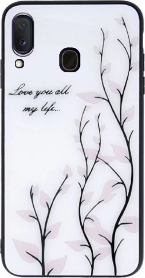 Θήκη Magic glass case leaves for Samsung A20e