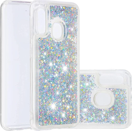 Θήκη Liquid Sparkle TPU case for Huawei Y7 2019 silver