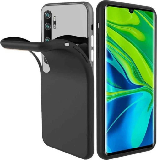 Silicone case for Xiaomi Mi Note 10 / Mi Note 10 Pro black