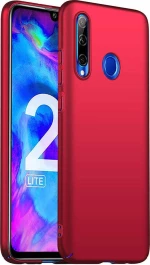 Huawei Honor 20 Lite/Huawei P Smart Plus 2019 - Silky and Soft-touch finish Silicone Cover Red (oem)