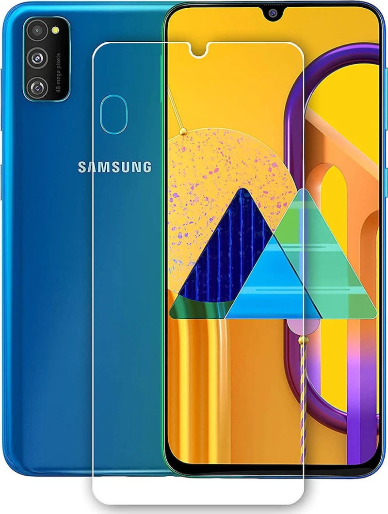 Samsung Galaxy M21 Tempered Glass, Premium Pro Tempered Glass For Samsung Galaxy M21 (oem)