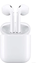 i12 Touch Earbud Bluetooth Handsfree Λευκό