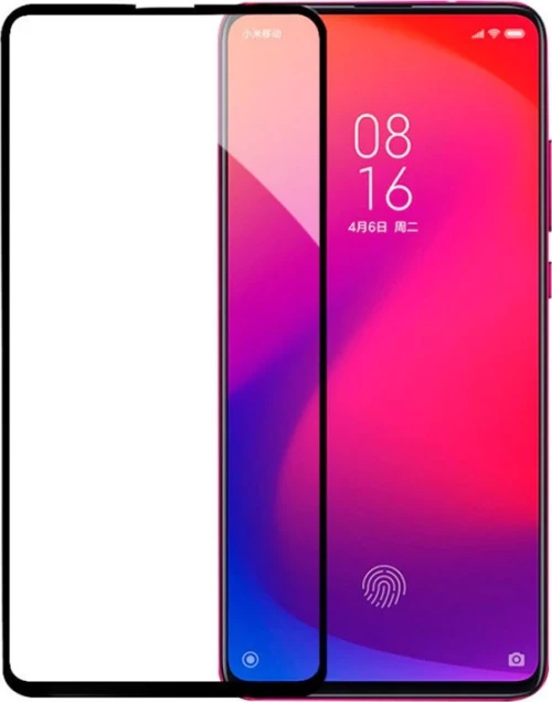 Full Face Tempered Glass Μαύρο (Mi 9T/9T Pro)