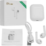i9S-TWS Earbud Bluetooth Handsfree Λευκό