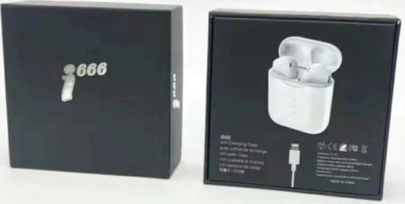 i666 Earbud Bluetooth Handsfree Λευκό