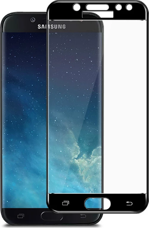 3D Full Face Tempered Glass Black (Galaxy J3 2017)