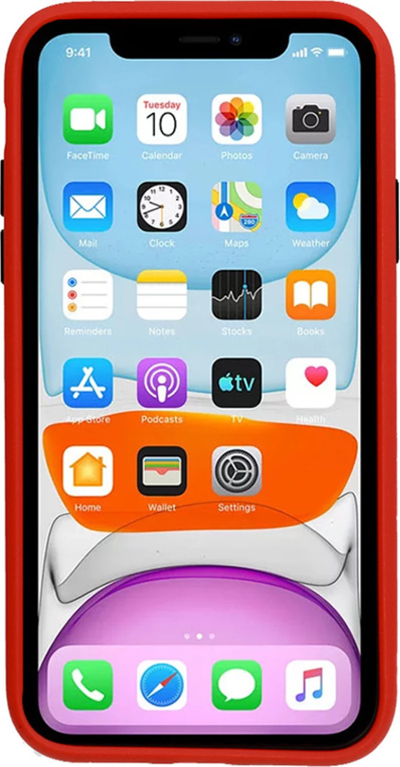 Θήκη Color Button Bumper για Xiaomi - OEM - Κόκκινο - Redmi 8A