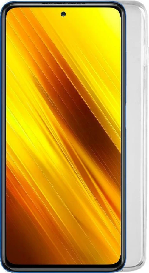 (Xiaomi poco X3) Lime Back Cover TPU Transparent