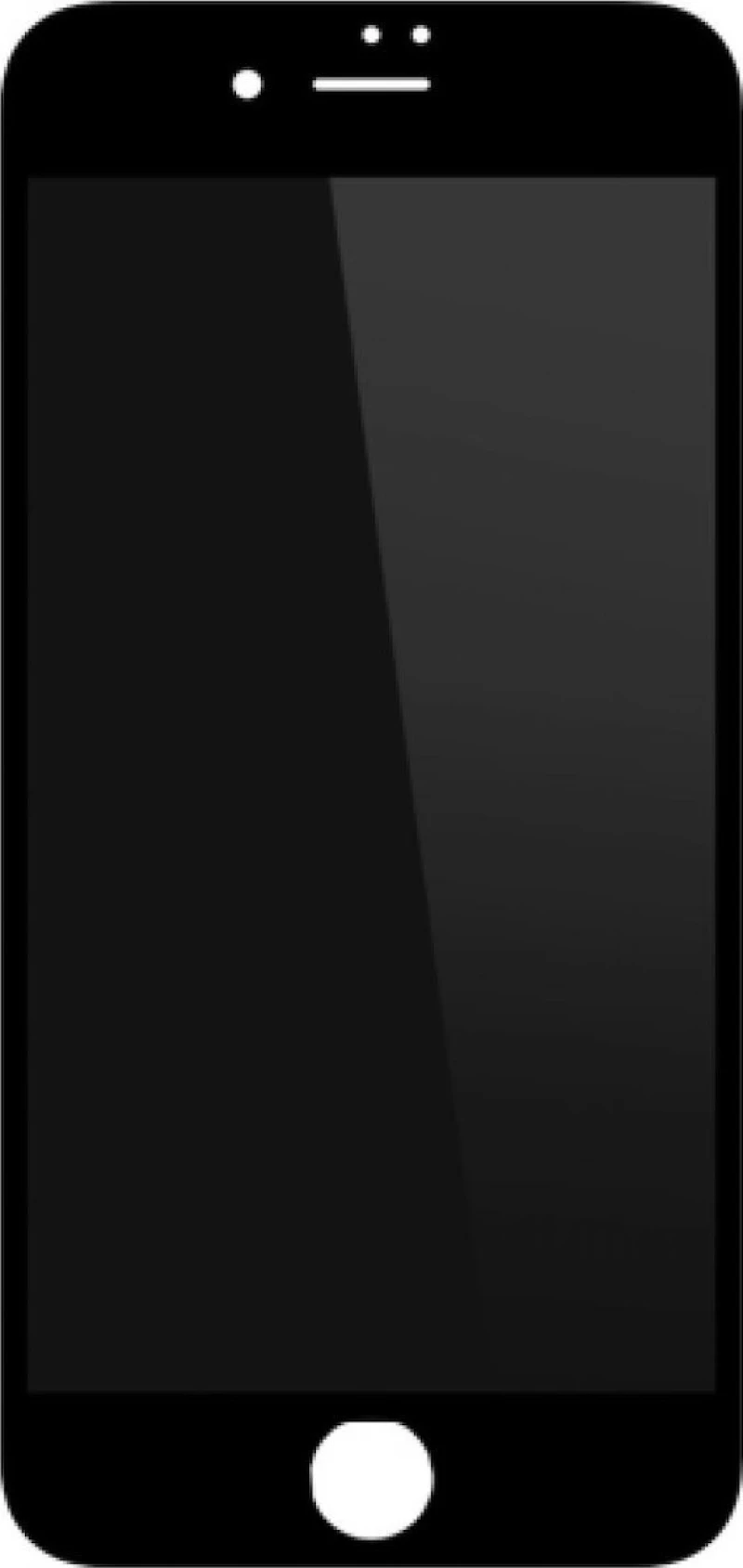 Remax Gener Full Face Tempered Glass Μαύρο (iPhone 8 / 7)