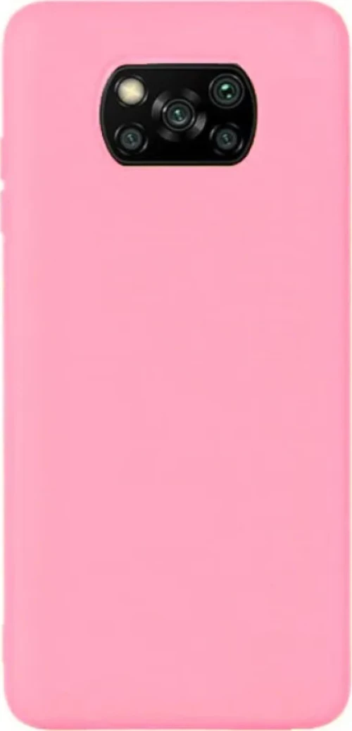 XIAOMI POCO X3 NFC TPU SILICONE BACK COVER CASE PINK (OEM)