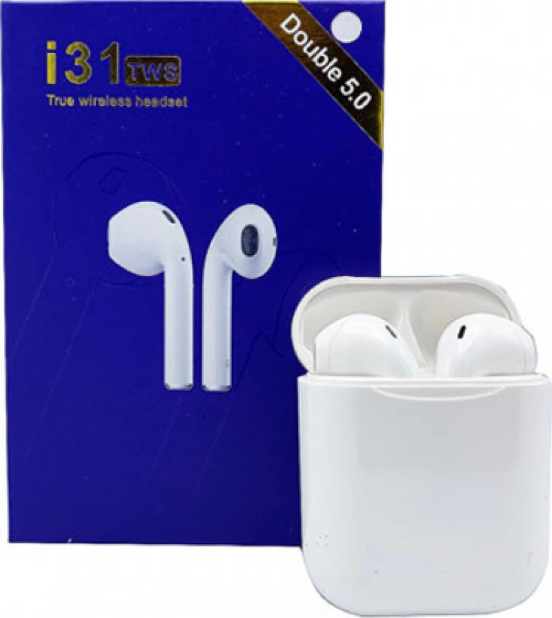 i31 Earbud Bluetooth Handsfree Λευκό