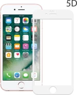Powertech 5D Full Glue Full Face Tempered Glass White (iPhone 8)