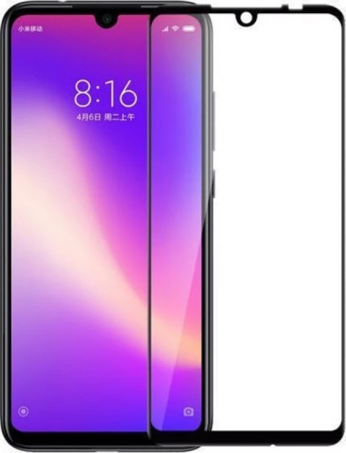 Full Glue Full Face Tempered Glass Μαύρο (Redmi Note 8T)