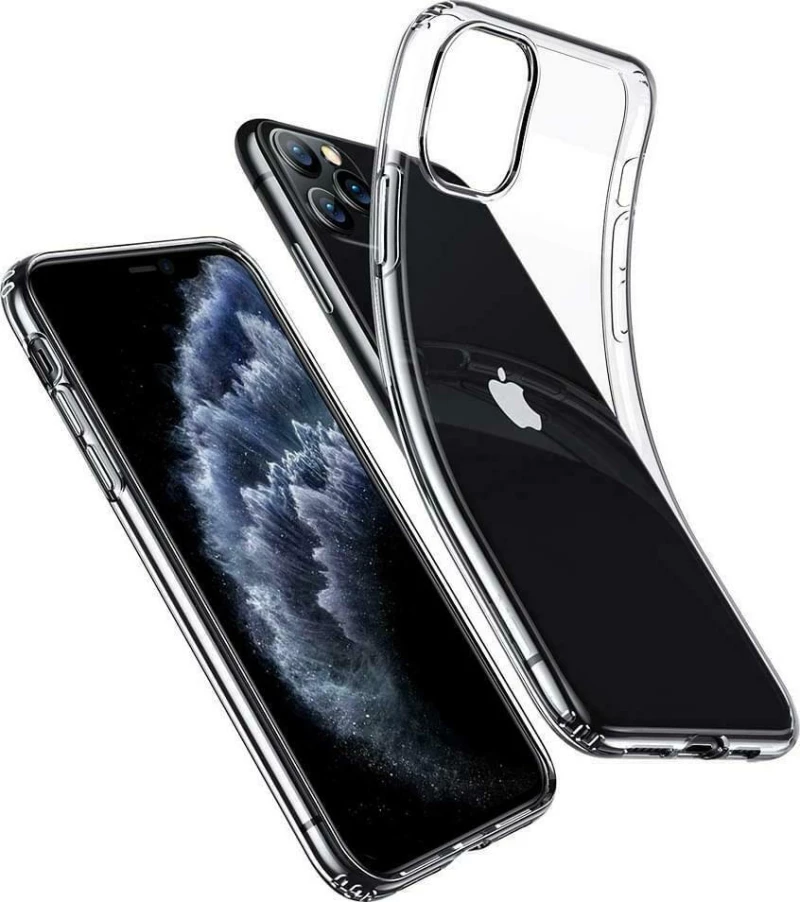 Back Cover Σιλικόνης Διάφανο (iPhone 11 Pro)
