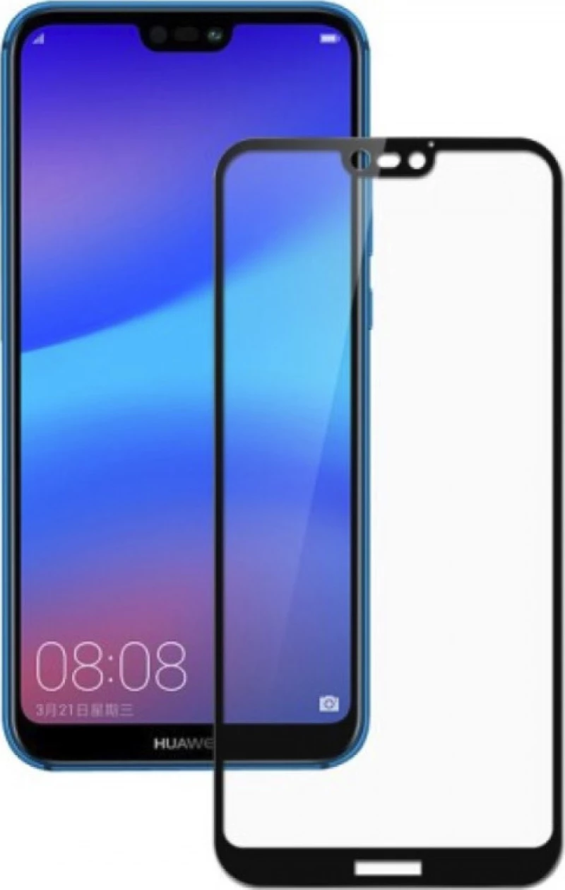 Full Glue Full Face Tempered Glass Black (Huawei P20 Lite)