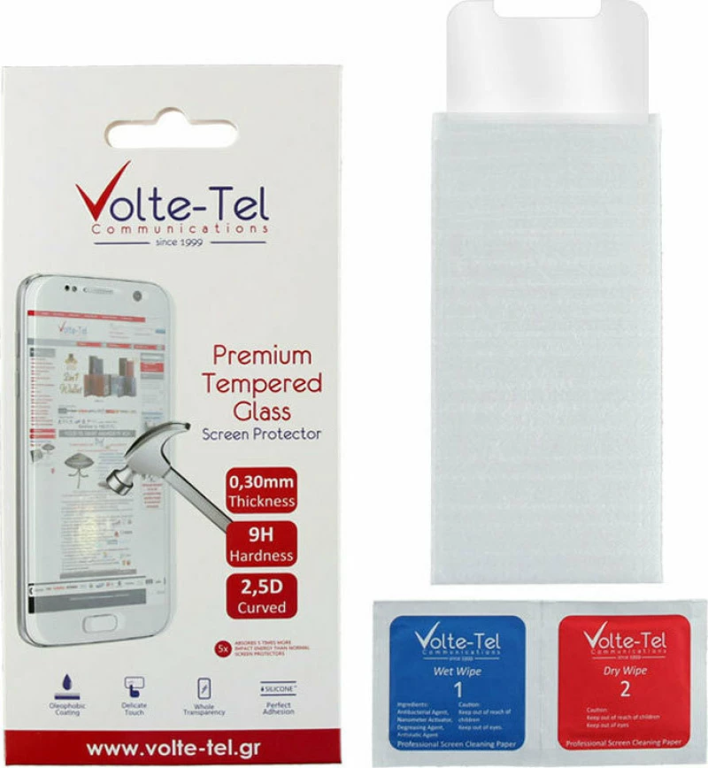 Volte-Tel 0.30mm 2.5D Full Glue Full Face Tempered Glass (iPhone 12 Pro Max)
