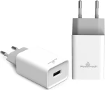 Powertech USB Wall Adapter Λευκό (PT-780)