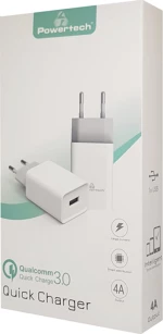 Powertech USB Wall Adapter Λευκό (PT-780)