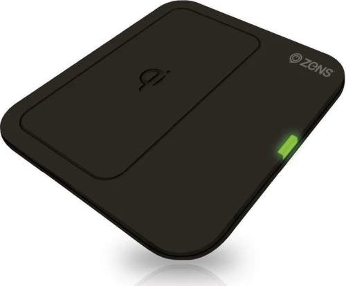 Zens Single Wireless Charger (Qi) Μαύρο