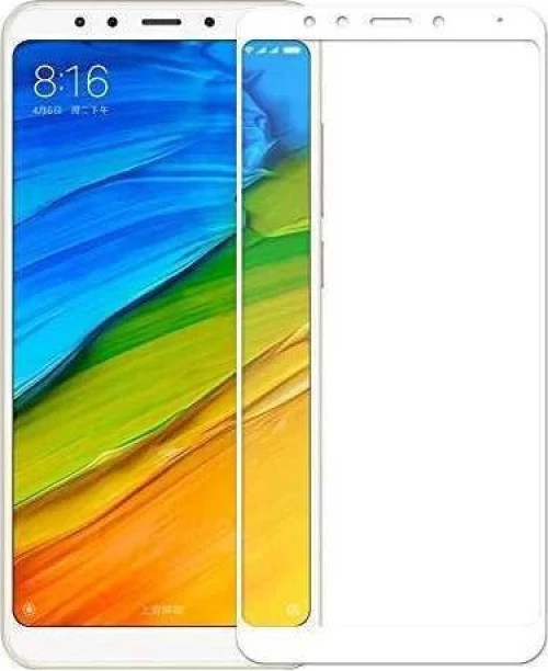 5D Full Glue Full Face Tempered Glass White (Redmi Note 6 Pro)