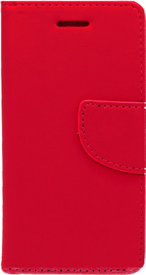Θήκη flip με υποδοχή καρτών και δυνατότητα STAND για Samsung A52 - κόκκινο