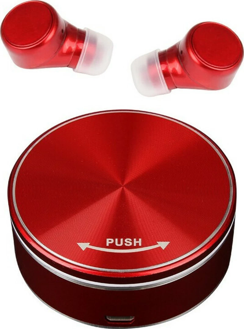 M7 In-ear Bluetooth Handsfree Κόκκινο
