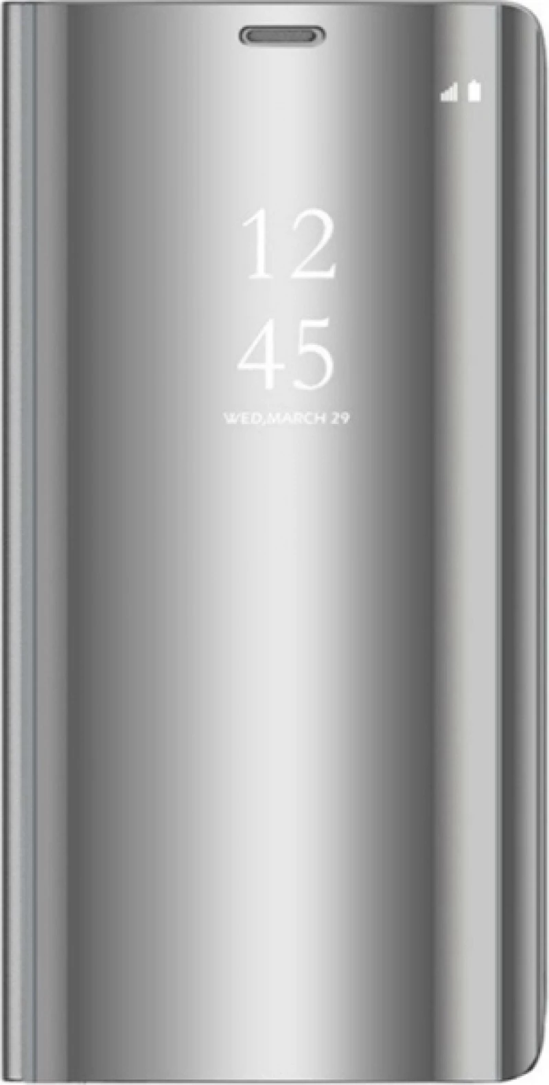 Clear View Book Ασημί (Galaxy A71)