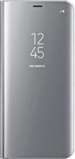 Clear View Book Ασημί (Xiaomi Redmi Note 8 Pro)
