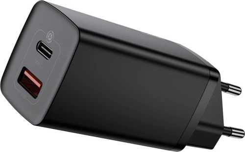 Baseus USB-A & USB-C Wall Adapter Μαύρο (CCGAN2L-B01)
