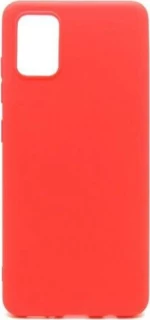 Θήκη σιλικόνης TPU Ultra Slim 0.3mm soft υφή matte για Samsung A41 - κόκκινο