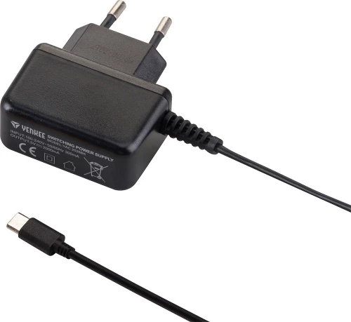 Yenkee USB-C Wall Charger Μαύρο (YAC2026BK)