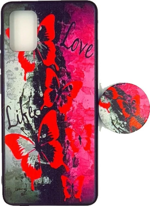 Hard case for Samsung Galaxy A31 with Pop Holder