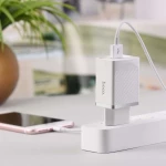 Hoco USB Wall Adapter Λευκό (C42A)