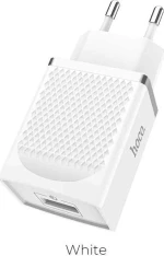 Hoco USB Wall Adapter Λευκό (C42A)