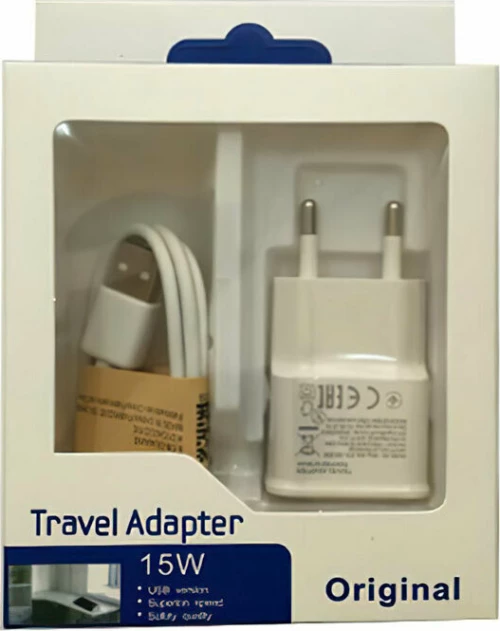 micro USB Cable & USB Wall Adapter Λευκό (FTT9-026)